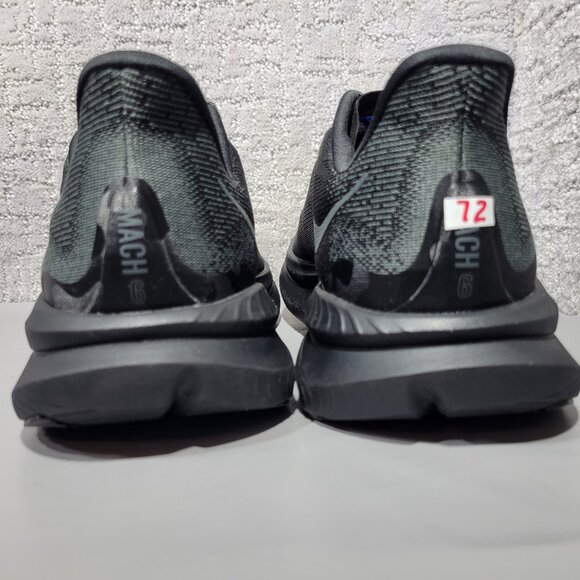 HOKA One One Mach 6 Wide Men’s Size US 12.5 2E Black Outer Orbit Running Sneaker - Picture 10 of 12